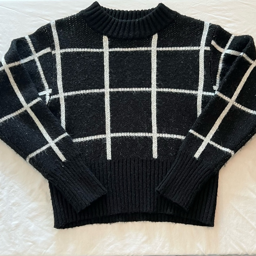 Black and White Sweater